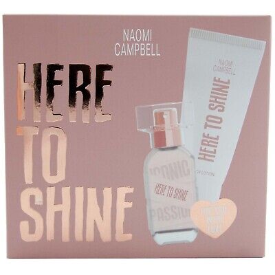 NAOMI CAMPBELL HERE TO SHINE SET (15 мл Туалетная вода +50 мл лосьон для тела) Naomi купить