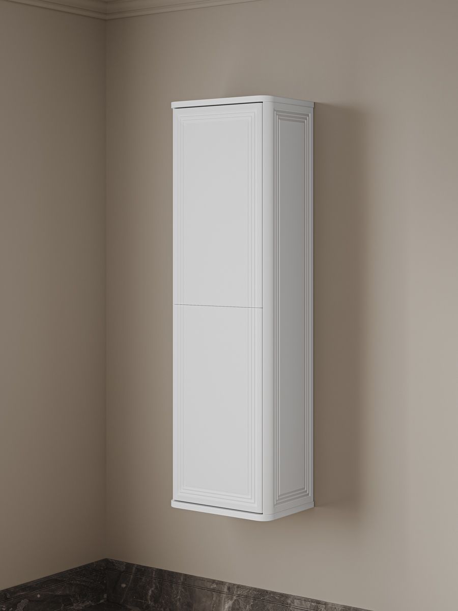 Фото товара на маркетплейсе ozon Шкаф-пенал для ванной подвесной, 40 см, белый, IDDIS, Oxford Neo, OXN40W0i97