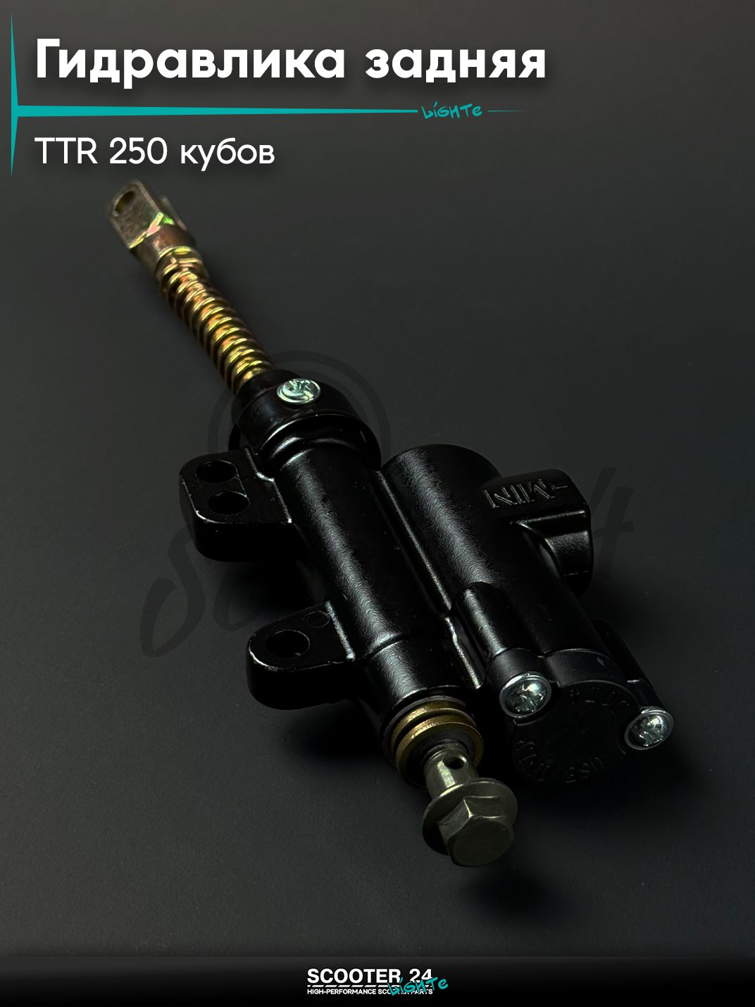 Гидравлика задняя (шток) на питбайк и мотоцикл Irbis TTR / Ирбис ТТР 250 кубов M10
