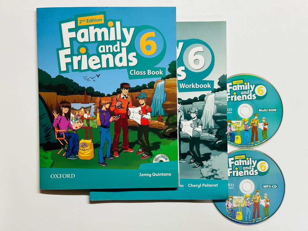 Комплект Family and Friends 6, 2nd edition(Второе Издание): Class Book + Workbook + CD  #1