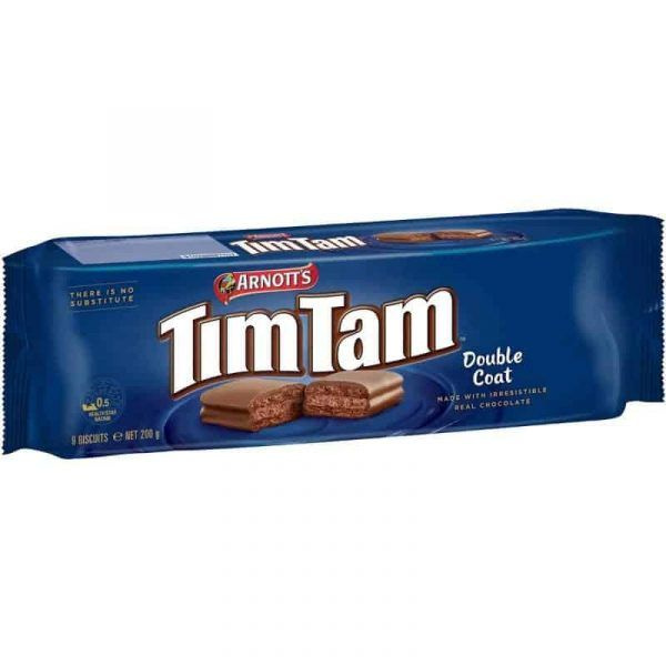 Печенье бисквитное шоколадное "Tim Tam" Double Coat, австралийский десерт, 200г  #1