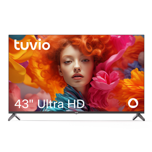 Tuvio Телевизор DLED Frameless на платформе Яндекс.ТВ, TD43UFGCV1 43 ...