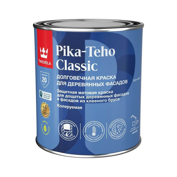 Краска Tikkurila для деревянных фасадов Pika-Teho Classic / Тиккурила ...