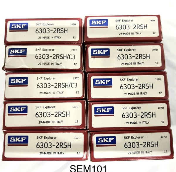 Подшипник SKF 6303 2RSH размер 17х47х14 (10шт). купить на OZON по ...