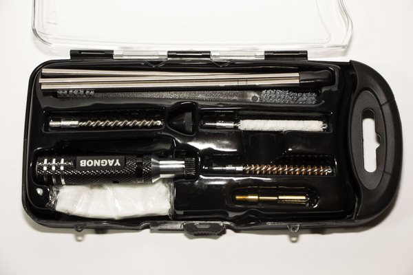 Набор для чистки оружия 5.45 калибр (10 предметов), в пластиковом ...