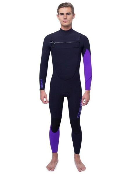 Гидрокостюм Poison A-scale 4/3 CZ GBS+tapered blk/purple (XL) - купить ...