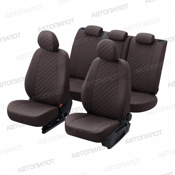 Чехлы АВТОПИЛОТ Рено Каптур 2016 2017 2018 2019 2020 2021 2022, 2023 ...
