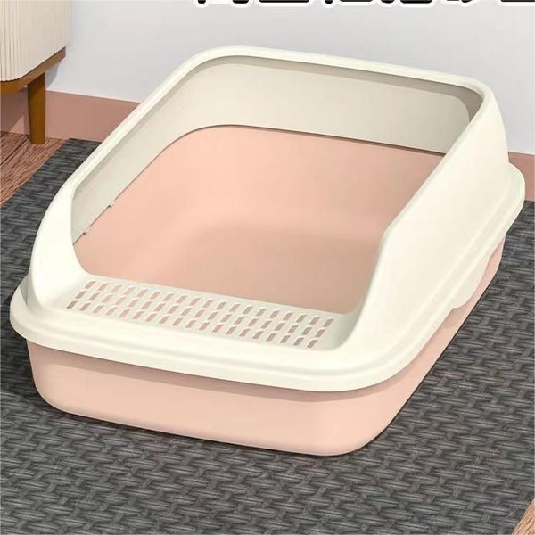 Лоток для кошек с бортом и сеткой большой с совком - купить с доставкой ...