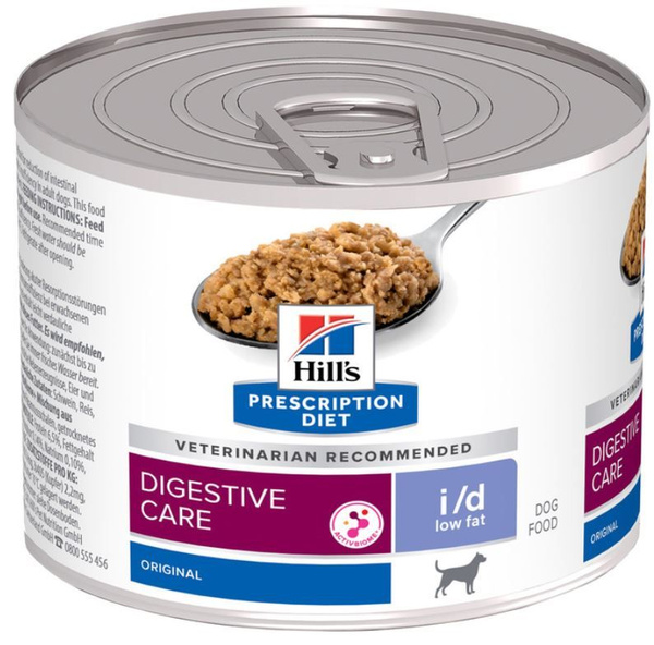 Hill s Prescription Diet i/d Low fat корм для собак легкопереваримый ...