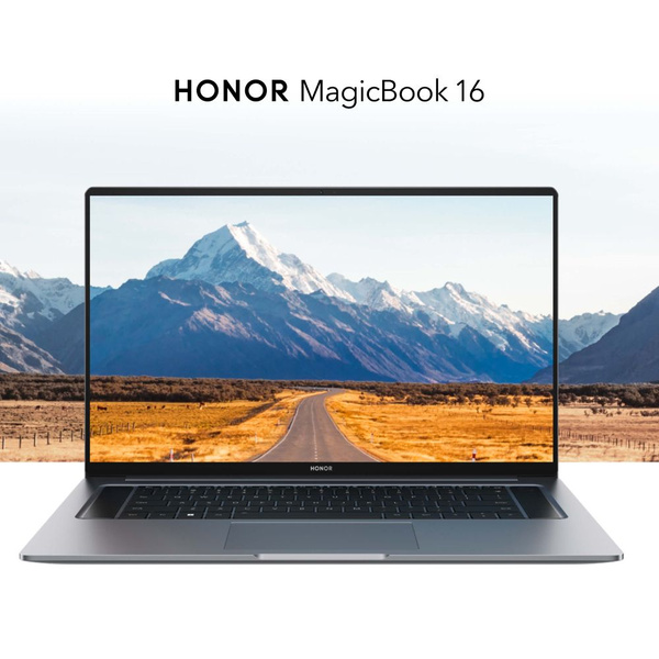 Характеристики Honor MagicBook X16 BRN-F56 2024, алюминиевый корпус ...
