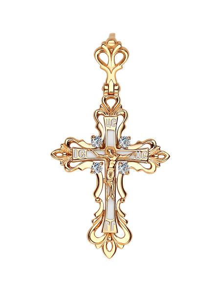 DIALVI JEWELRY Крестик Золото красное - купить с доставкой по выгодным ...