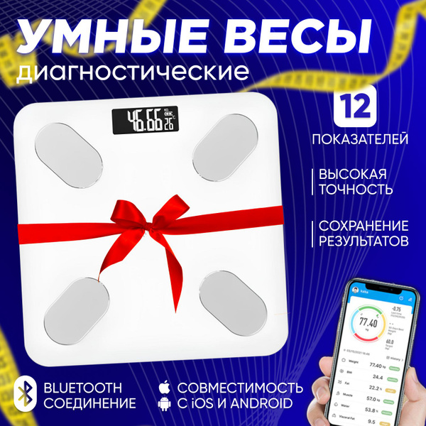 Напольные весы Техноmall весы, белый, серый купить по низкой цене с ...