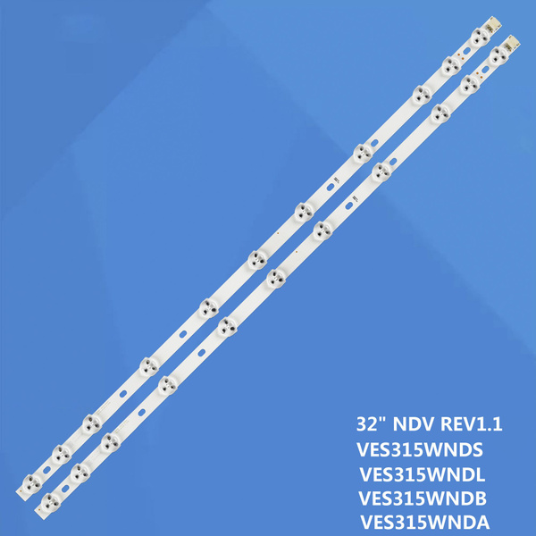 VISIYUBL 2 Stücke/Set LED Streifengeeignet for JL.D320B1235-078CS-C VES315WDS-2D-N14(Light bar only
