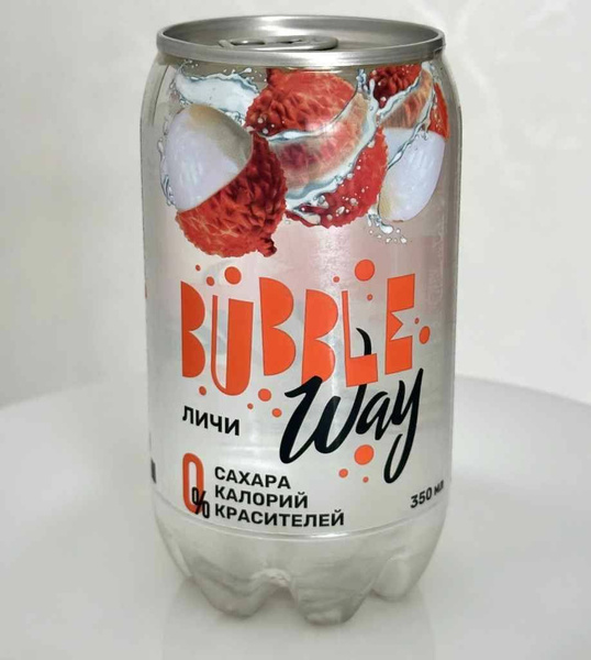 Напиток газированный, Bubble Way,личи 350 мл*3шт - купить с доставкой ...