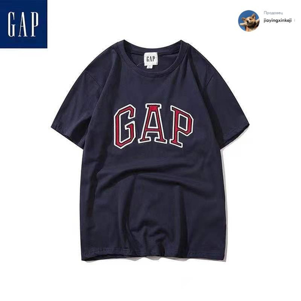 Футболка GAP, размер 46, цвет темно-голубой - купить по выгодной цене в ...