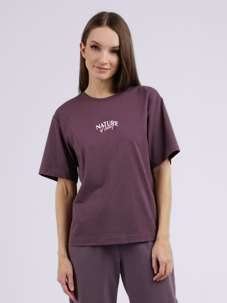 Футболка CLEVER WEAR, размер 42, цвет кофейный, 100% хлопок - купить по ...