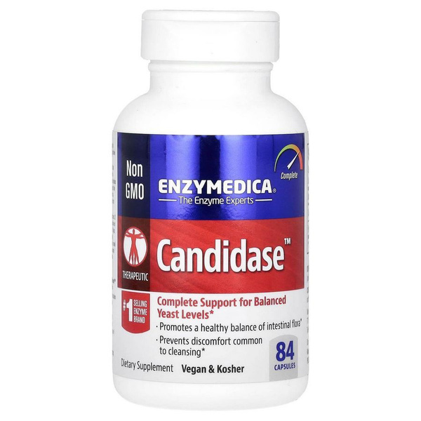 Пищевая добавка Enzymedica, Candidase, 84 капсулы - купить с доставкой ...