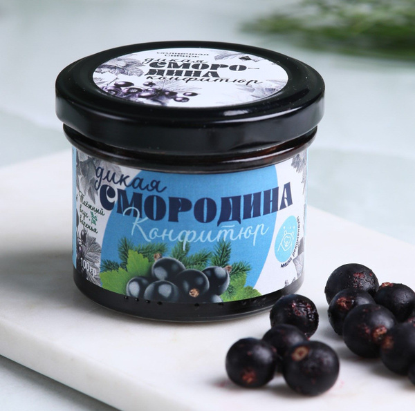 Конфитюр таежный Дикая Смородина 100 г купить на OZON по низкой цене ...