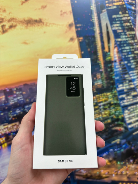 Оригинальный Книжка чехол на galaxy s23 ultra - купить с доставкой по ...