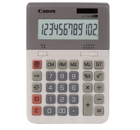 Офисный калькулятор Canon LS-1200H, 12 - значный Big Business с широким ...