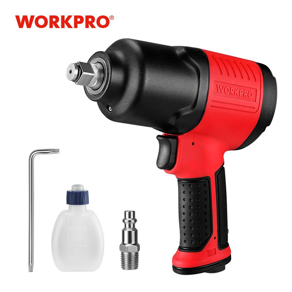 Пневматический ударный гайковерт WORKPRO 1/2 дюйма с высоким крутящим ...