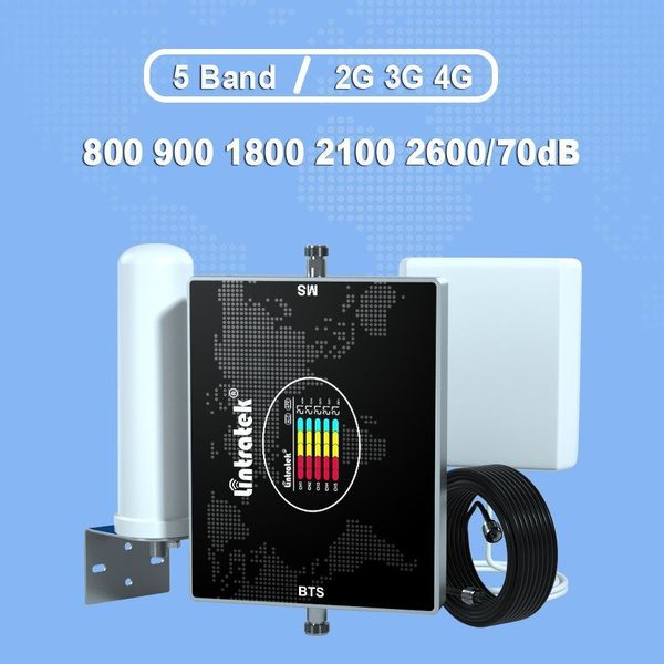 Усилитель сигнала сотовой связи Lintratek 800 GSM 900 DCS 1800 WCDMA ...