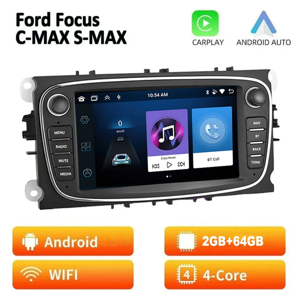 Автомагнитола 2 дин Андроид,7 дюймов экран 2+64Гб,форд/Ford Focus ...