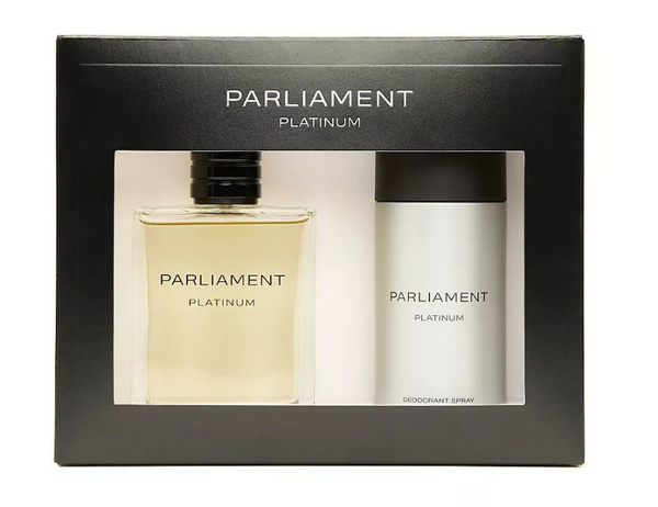 PARLIAMENT Парфюмерный набор с дезодорантом-антиперспирантом Platinum ...