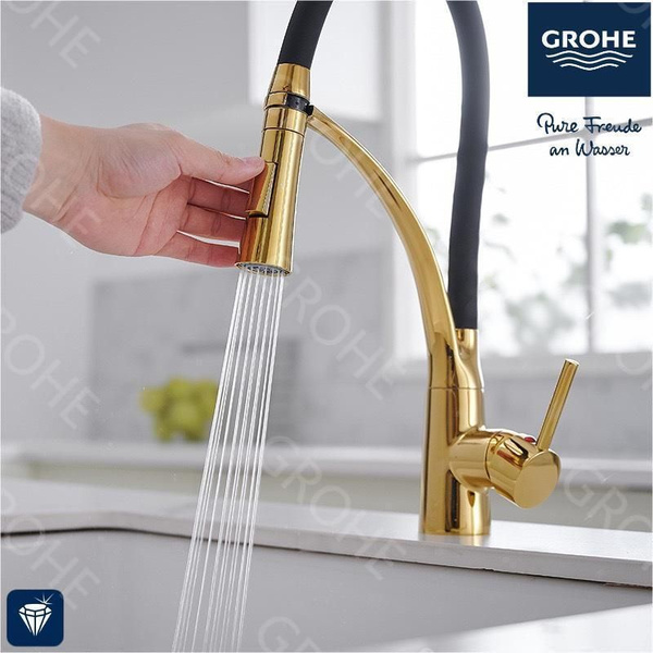 GROHE-Смеситель для кухни с гибким поворотным изливом - купить с ...