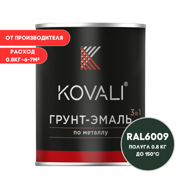 Грунт эмаль kovali