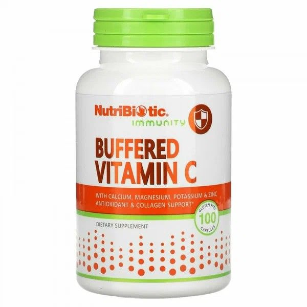 NutriBiotic Витамин С с Кальцием, Магнием, Цинком и Калием ...