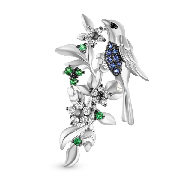 585GOLD Брошь ювелирная Серебро родированное - купить с доставкой по ...