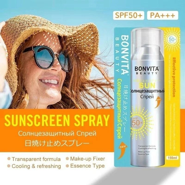 Корейская косметика. Солнцезащитный спрей для лица и тела SPF 50+, 150 ...