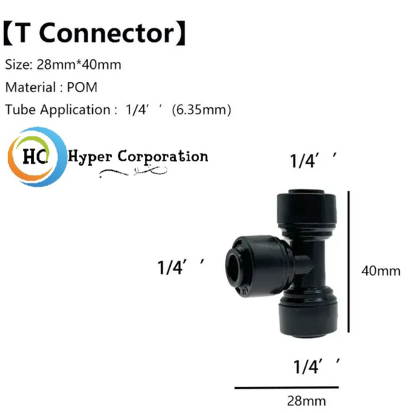 Система обратного осмоса, Hyper Corporation фитинг 1/4, 20штук - купить ...