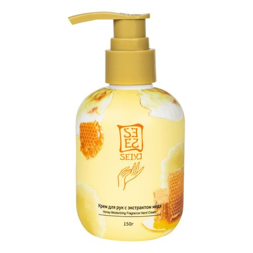 Seiyo Крем для рук Honey Moisturizing Fragrance, с дозатором, 150 г ...