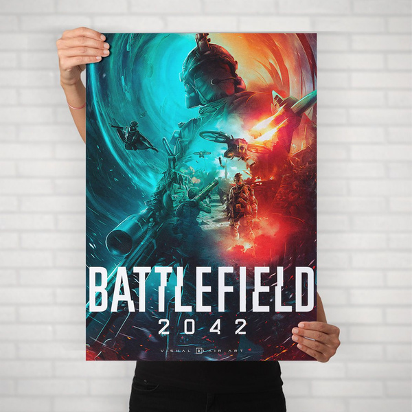Характеристики Плакат на стену для интерьера Бателфилд (Battlefield ...