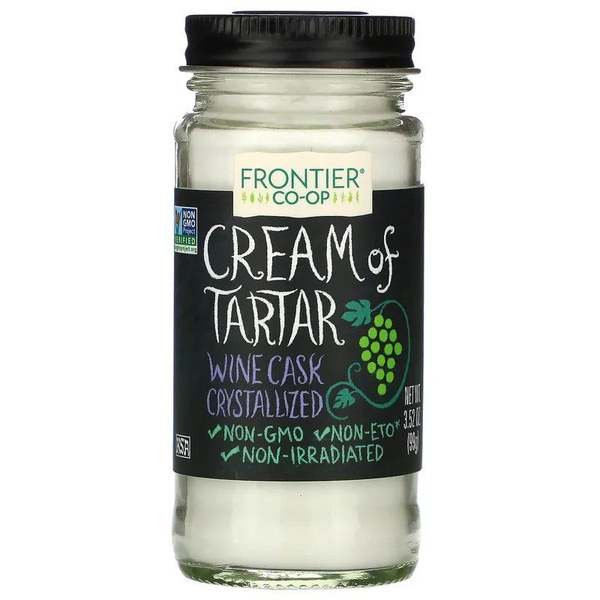 Frontier Co-op, Cream of Tartar, Винный камень (крем тартар), 99 г ...