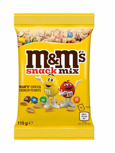 Драже M&MS Снэк Микс, 115гр - купить с доставкой по выгодным ценам в ...
