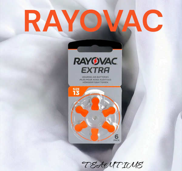 Батарейка Rayovac ZA13 для слуховых аппаратов 60 шт. - купить с ...