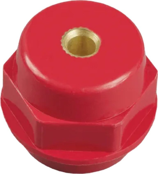 Изолятор TDM Electric / ТДМ Электрик SM30 силовой с болтом, красный ...