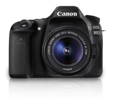 Зеркальный фотоаппарат Canon EOS 80D Kit 18-55 STM - купить по низкой ...