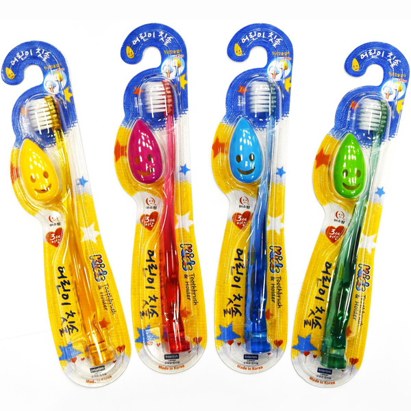 Детская зубная щётка Misorang Toothbrush Wang Ta с колпачком и ...