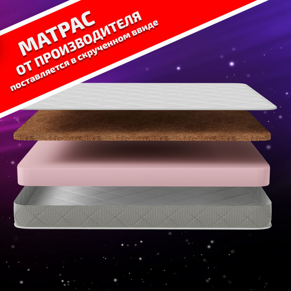 Матрас Piterson Avis Pro 170, Беспружинный, 80 - купить по выгодной ...