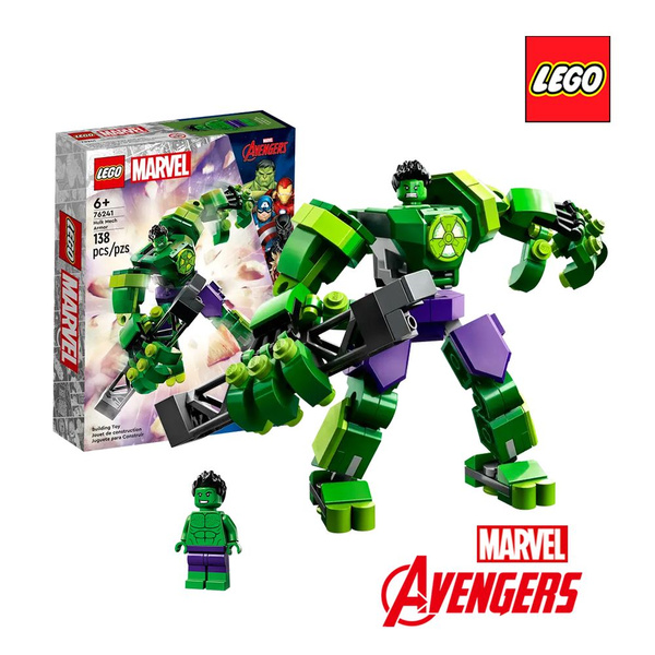 Конструктор LEGO Marvel 76241 Броня Халка: робот,LEGO Marvel Super ...