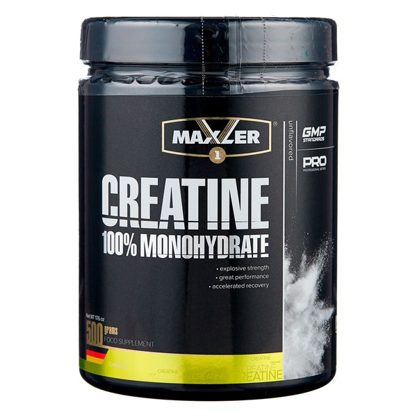 Спортивное питание, Креатин, Maxler Creatine 100% Monohydrate, 500 г ...