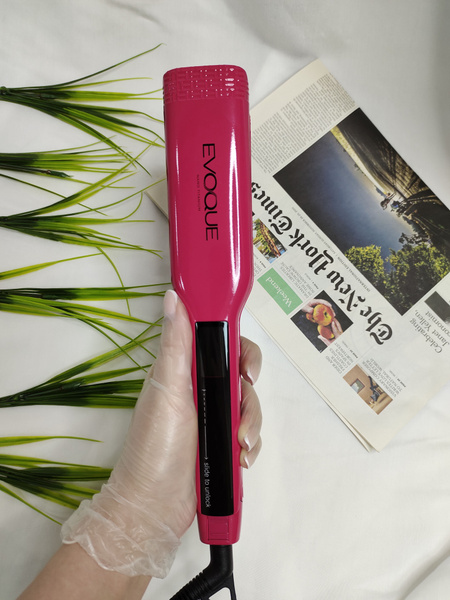 Щипцы-выпрямители с широкими пластинами EVOQUE MAGENTA TouchScreen Nano ...