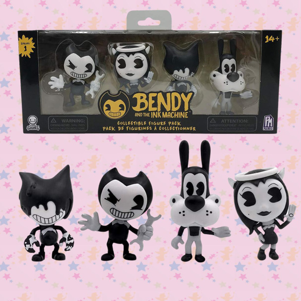 Набор фигурок 4 шт Бенди и чернильная машина Bendy and The Dark Revival ...