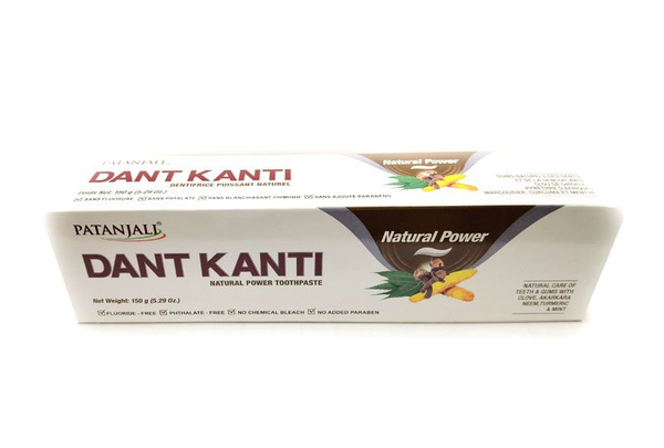DANT KANTI NATURAL POWER Toothpaste, Patanjali (ДАНТ КАНТИ НЭЧРЛ зубная ...