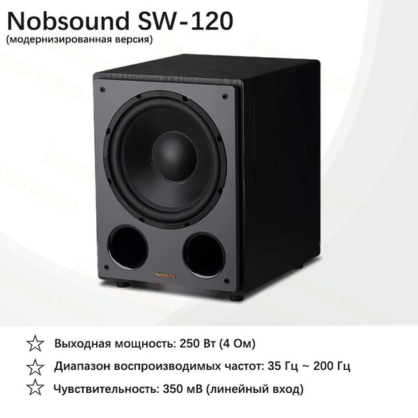 Домашний кинотеатр Nobsound SW-120 12-дюймовый активный сабвуфер ...