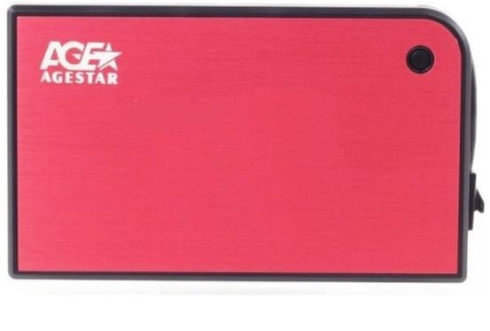 Внешний корпус для SSD/HDD AgeStar (3UB2A14 (RED)) - купить с доставкой ...